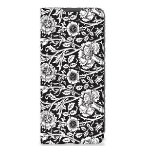 OnePlus 10 Pro Smart Cover Black Flowers