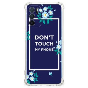 OPPO A16 | A16s | A54s Anti Shock Case Flowers Blue DTMP