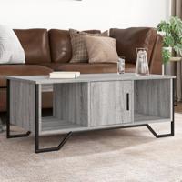 Salontafel 100x51x40 cm bewerkt hout grijs sonoma