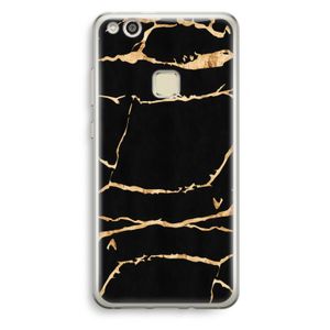 Gouden marmer: Huawei Ascend P10 Lite Transparant Hoesje