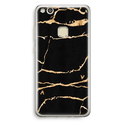 Gouden marmer: Huawei Ascend P10 Lite Transparant Hoesje