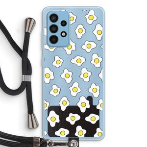 Spiegeleitjes: Samsung Galaxy A52 Transparant Hoesje met koord