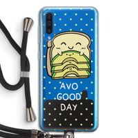 Avo Good Day: Samsung Galaxy A50 Transparant Hoesje met koord