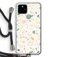 Terrazzo N°21: Pixel 5 Transparant Hoesje met koord