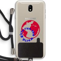 Run The World: Samsung Galaxy J7 (2017) Transparant Hoesje met koord