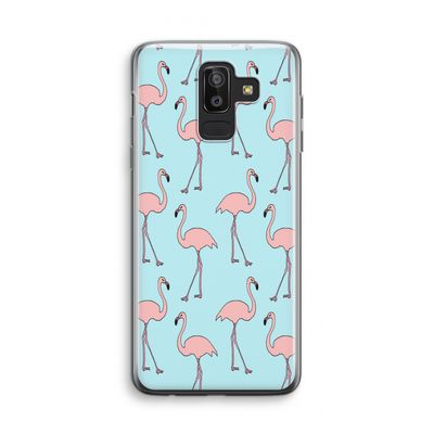 Anything Flamingoes: Samsung Galaxy J8 (2018) Transparant Hoesje