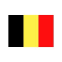 20x Vlag Belgie stickers 10 cm - thumbnail