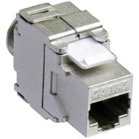 VALUE Cat.6a Keystone, RJ-45, shielded, toolless silver - thumbnail