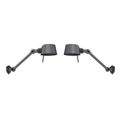 Tonone Bolt Bed Sidefit met stekker Wandlamp Set van 2 - Donkergrijs