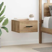 Nachtkastje 2 pcs artisanaal eikenkleurig 35 x 35 x 20 cm