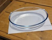 Glazen ovenschaal-serveerschaal ovaal 35 x 24 cm - Ovenschotel oven serveerschaal van glas