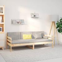 Slaapbank zonder matras 90x190 cm massief grenenhout