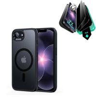 iPhone 17e Bundle Classic Hybrid Magnetic Case & Armorite® Privacy Screen Protector - Frosted Black