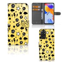 Telefoonhoesje met Naam Xiaomi Redmi Note 11 Pro 5G/4G Punk Geel