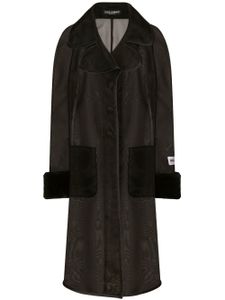 Dolce & Gabbana trench en organza KIM DOLCE&GABBANA - Noir