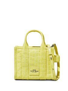 Marc Jacobs sac The Croc Embossed Crossbody Tote - Gris