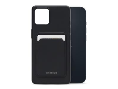 Mobilize Mobilize Rubber Gelly Card Case Apple iPhone 14 Matt Black