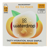 Waterdrop Ice Tea Peach Microdrink Vitamin Hydration Cubes