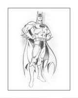 Batman Hero Art Print 40x50cm - thumbnail