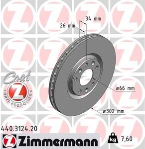 Remschijf Coat Z 440312420