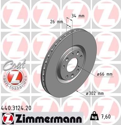 Remschijf Coat Z 440312420
