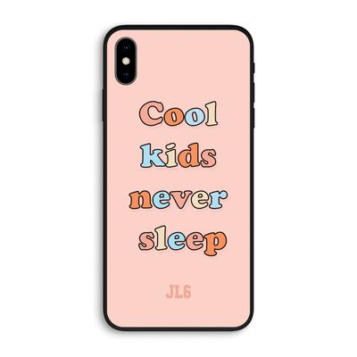 Cool Kids Never Sleep: iPhone XS Max Biologisch afbreekbaar hoesje