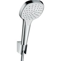 Hansgrohe Croma Select E PorterS badset met Croma Select E 1jet handdouche met wandhouder met Isiflex`B doucheslang 125cm wit/chroom 26424400 - thumbnail