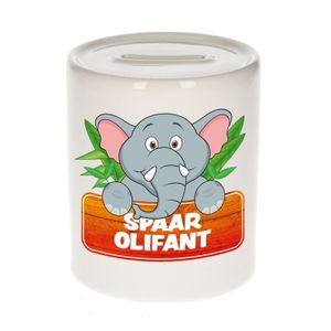 Spaarpot van de spaar olifant Slurfie 9 cm   -