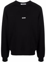 MSGM sweat à logo imprimé - Noir