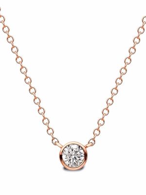 Pragnell collier en or rose 18ct à pendentif serti de diamants