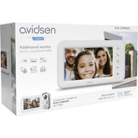Avidsen Extra monitor voor Set voor twee gezinnen Kabelgebonden Wit