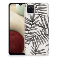 Samsung Galaxy A12 | TPU Case | Leaves Grey