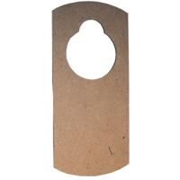 Bouhon deurplaatje, ft 19 X 8,4 X 0,3 cm, pak van 10 stuks