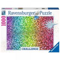 Ravensburger Puzzel Challenge Glitter 1000 Stukjes - thumbnail