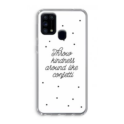 Confetti: Samsung Galaxy M31 Transparant Hoesje