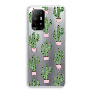 Cactus Lover: Oppo A94 5G Transparant Hoesje
