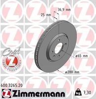 Remschijf COAT Z 600326520