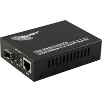 ALLNET ALL-MC104G-SFP1 netwerk media converter 1000 Mbit/s Multimode, Single-mode Zwart - thumbnail