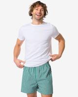 HEMA Losse Herenboxer Ruiten Groen (groen)
