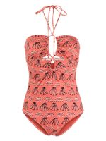 Ulla Johnson maillot de bain Minorca à imprimé graphique - Rose