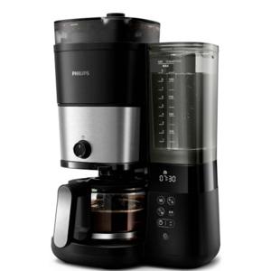 Philips Home HD7900/01 Koffiezetapparaat Zwart, Zilver Capaciteit koppen: 10 Met koffiemolen, Timerfunctie, Warmhoudfunctie