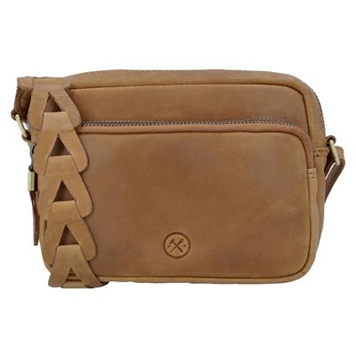 Hide & Stitches Schoudertasje Daydreamer Cognac