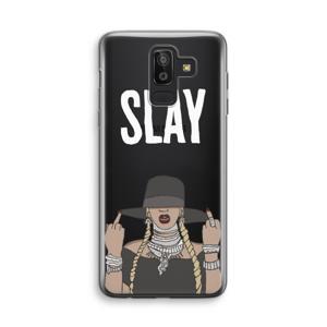 Slay All Day: Samsung Galaxy J8 (2018) Transparant Hoesje