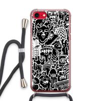 Vexx Black Mixtape: iPhone SE 2020 Transparant Hoesje met koord Vexx Black Mixtape: iPhone SE 2020 Transparant Hoesje met koord