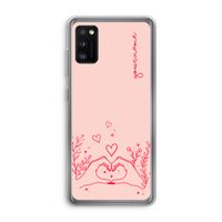 Love is in the air: Samsung Galaxy A41 Transparant Hoesje