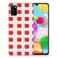 Samsung Galaxy A41 | Siliconen Case | Paprika Red