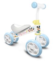 Disney Play Time Mickey Loopfiets met 4 wielen Junior Wit/Lichtblauw - thumbnail