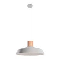 Sollux Hanglamp Afra Ø 40 cm hout beton grijs - thumbnail