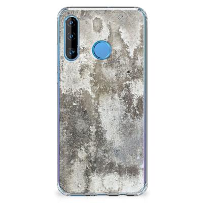 Huawei P30 Lite Anti-Shock Hoesje Beton Print Huawei P30 Lite Anti-Shock Hoesje Beton Print