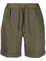 Ralph Lauren Purple Label short Dorset en lin à lien de resserrage - Vert - thumbnail